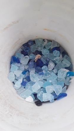 Multiple blue rocks