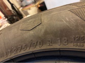 4 tires for a big truck