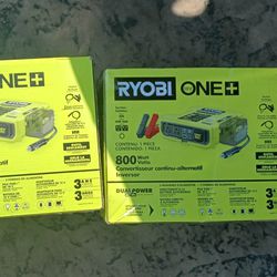 RYOBI ONE+ 18V 800-Watt Max 12V Automotive Power Inverter with