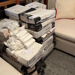 Trash Bags Sizes 24in33 And43in48 and38in60 And38in58 And24x24 $25 A Box