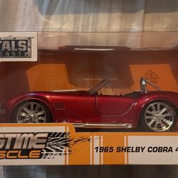 Big Muscle Jada Shelby Cobra Ford (contact info removed) S/C Candy Red New 1:32