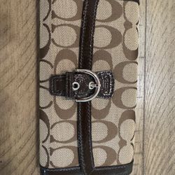 Brown Coach Wallet