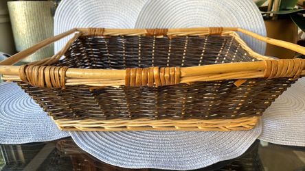 Large wicker basket