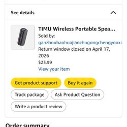 Waterproof Wireless Speaker 