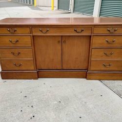 Vintage 1980's Credenza / TV Stand - Made in High Point, NC!