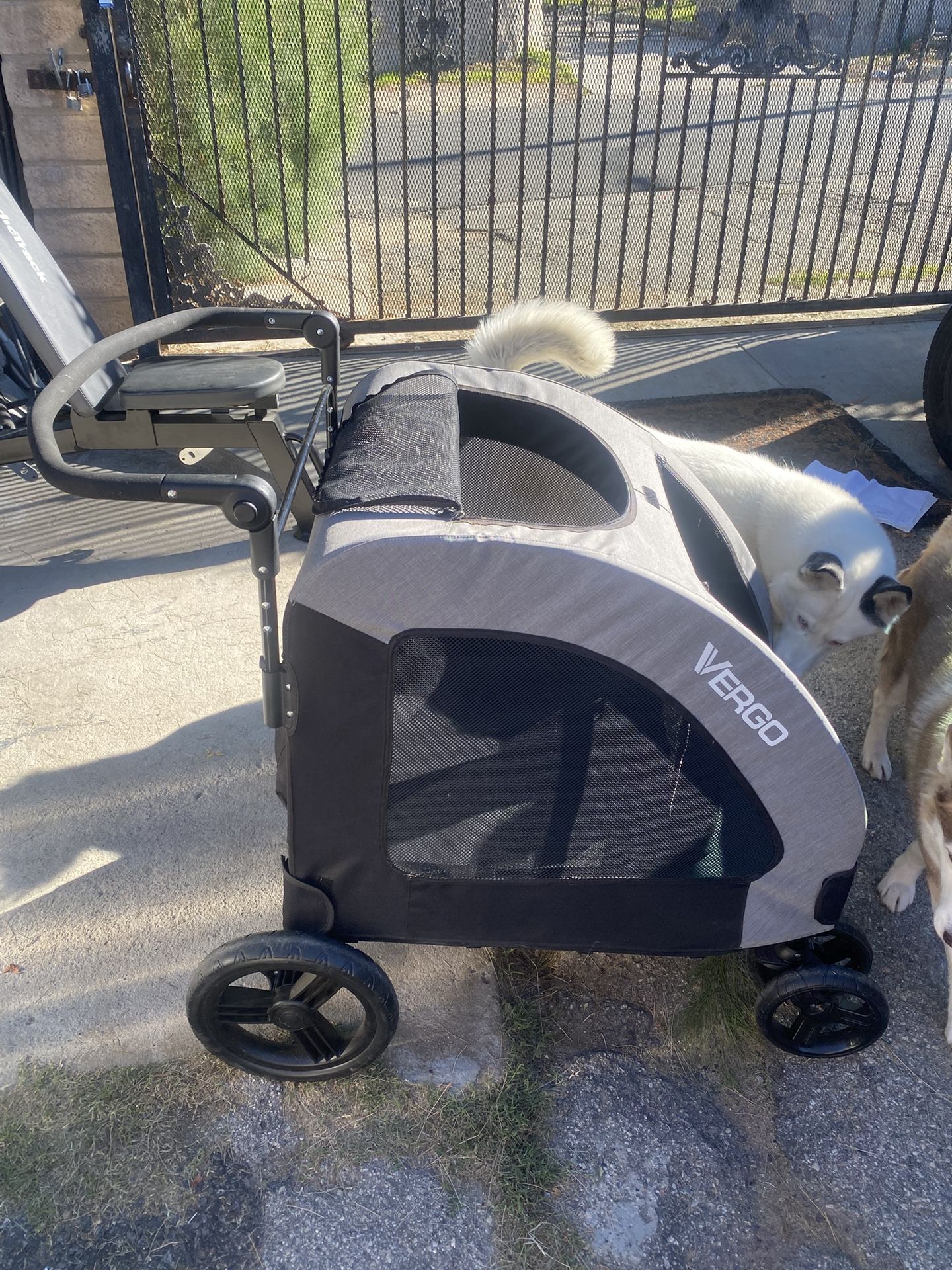 Dog Stroller Pet Jogger Wagon Foldable Cart with 4 Wheels