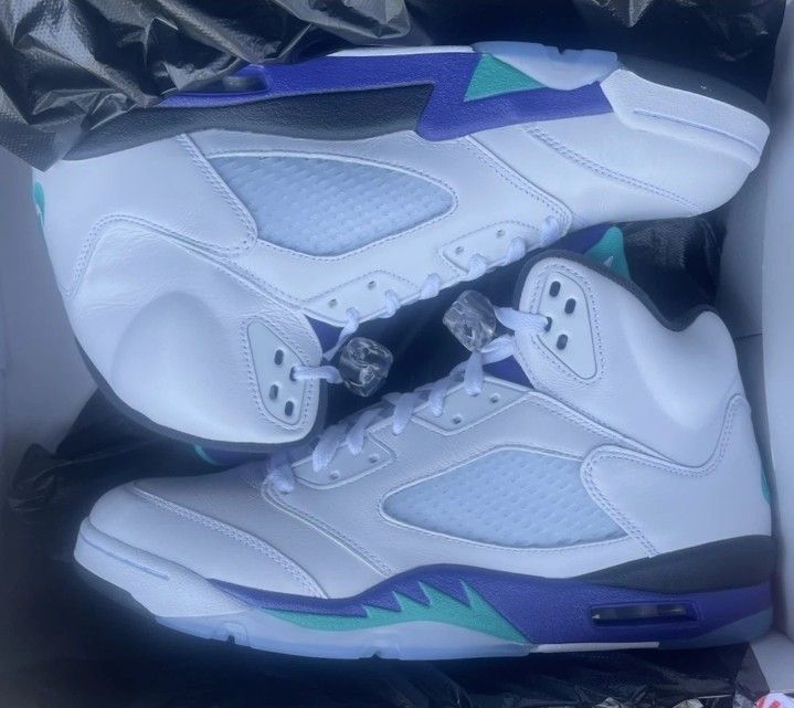 Men's Jordan 5 Grape New In Box OG All