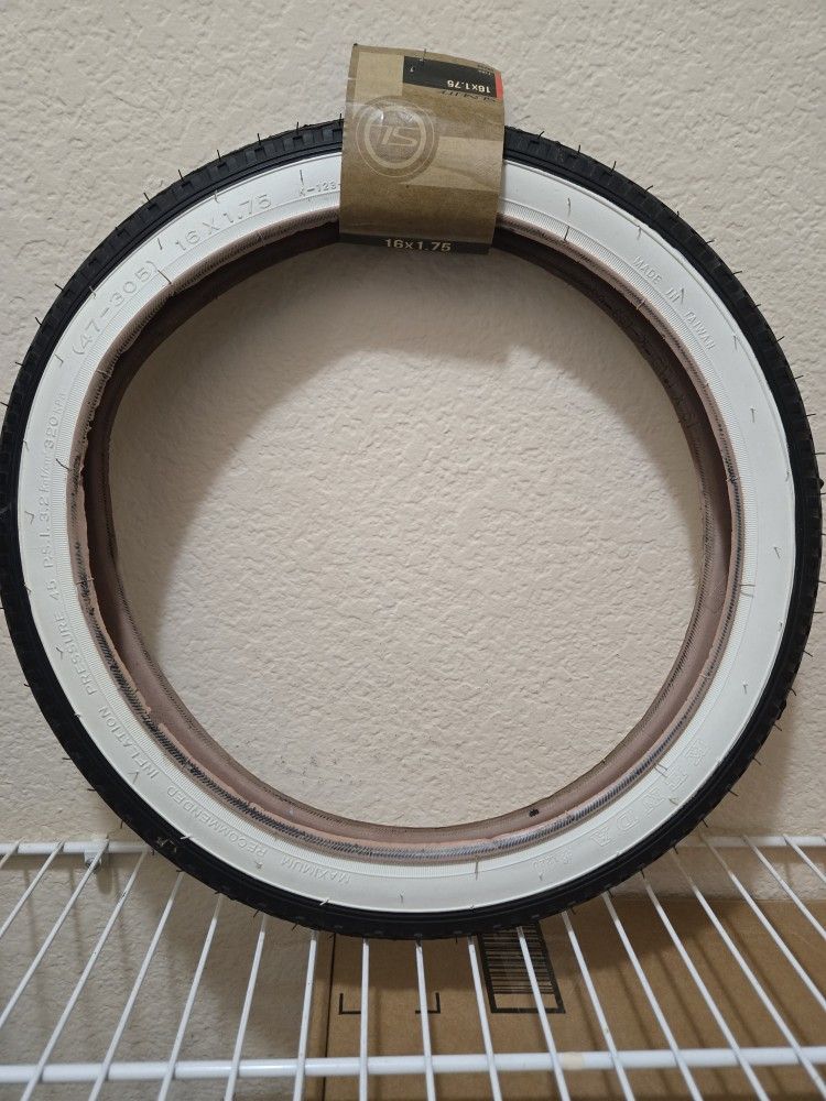 Lowrider Bike Whitewall Tire 