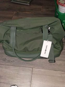 Samsonite weekender bag olive green