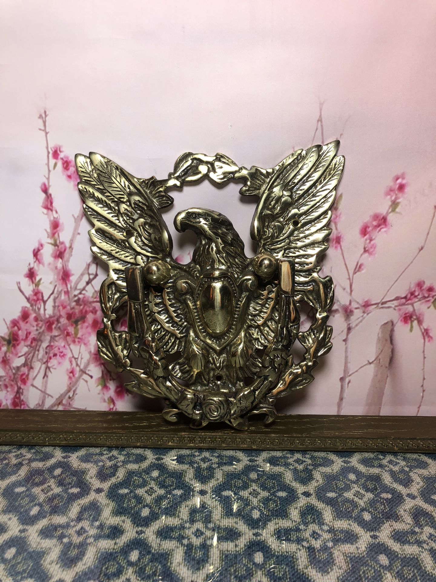 Vintage Brass Eagle Door Knocker