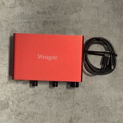 **BRAND NEW** Wrugste USB Audio Interface +48v Phantom Power