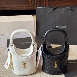 A Saint Laurent bag designed by a designer