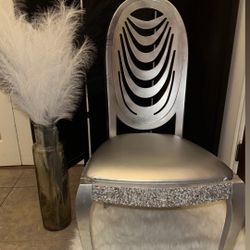 Glam Bling Vanity Desk Bride Chair