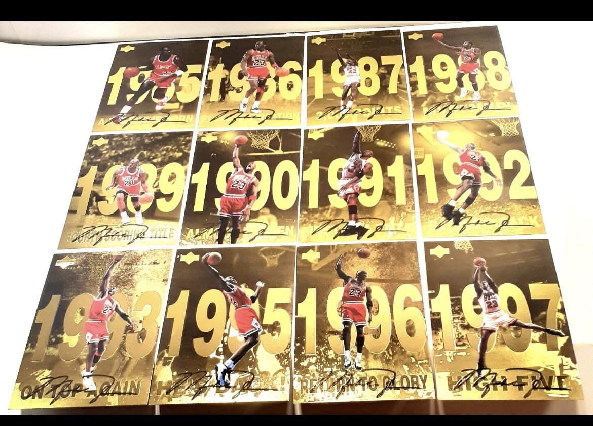 Jordan Gold Foil Set If 12