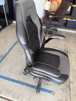 Emerge Gaming Chair Black and Gray