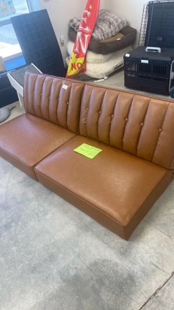 Seylow Faux Leather Convertible Sofa