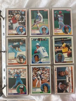 1983 Topps Baseball Near Complete Set in Binder 784/792 Missing 8 cards