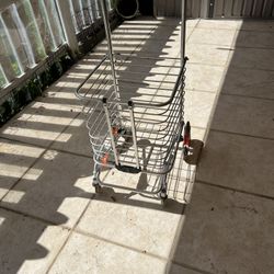 Beautiful Shopping Car With Three Wheels In Each Side In The Back