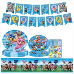 Paw Patrol Birthday Party Supplies Set