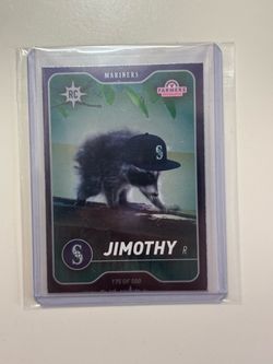Jimothy Seattle Mariners Card #175/500 MLB Baseball Trading Card Shiny Blue