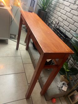 Wood Console Sofa Table