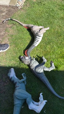 Large Jurassic Park Action Figures Lot of 3