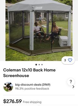 Coleman 12x10 Back Home Screenhouse