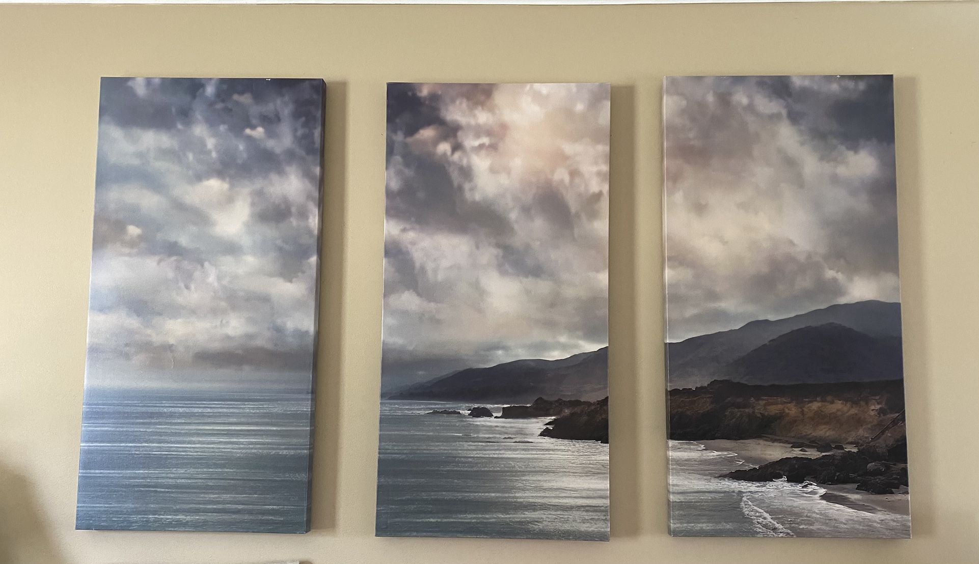 3-Pieces Canvas 40"Hx20"W