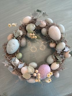 Pastel Easter Egg Wreath