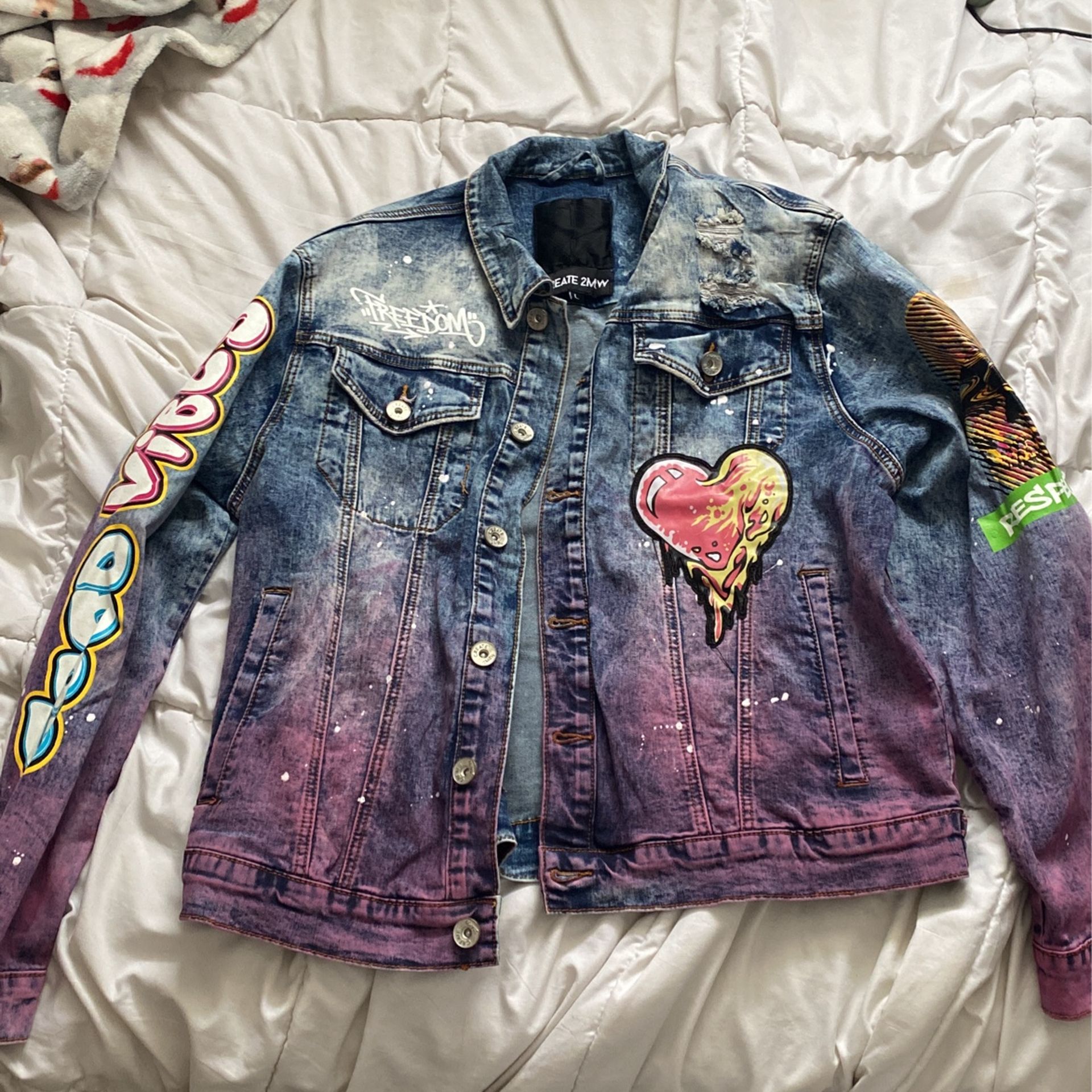 Jean jacket Tye Dye