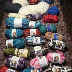 NEW -  25+ bundles of yarn lot (Only $25)