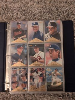 1996 Pinnacle Baseball cards binder