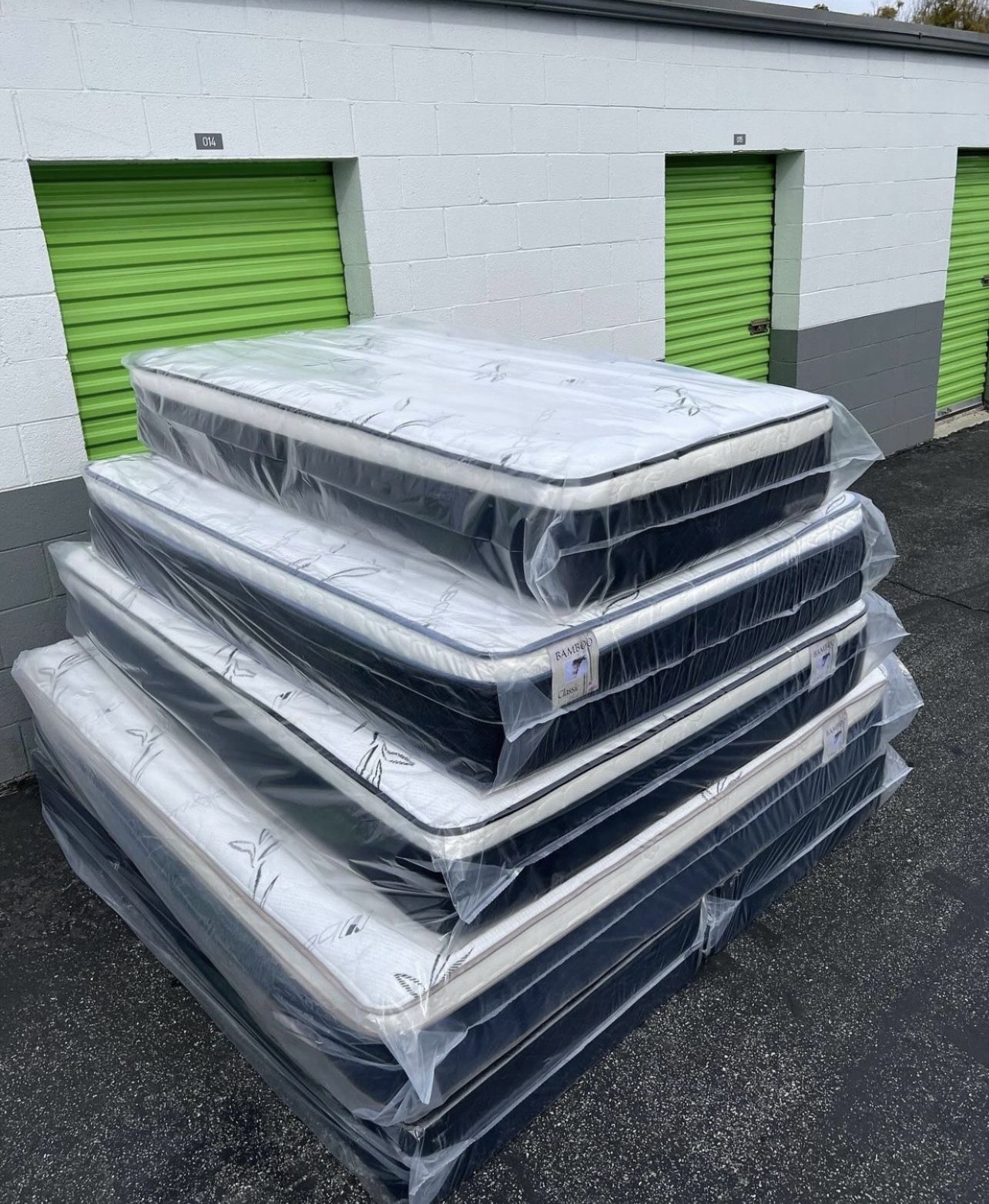 King Size Mattress Pillow Top Bamboo Brand New 