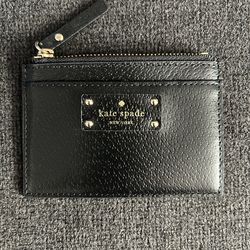 Kate Spade Black Leather coin purse