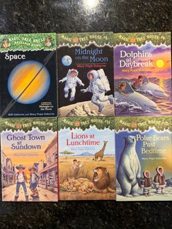 Magic Tree House Books #8, 9, 10, 11, 12 + Space Research Guide