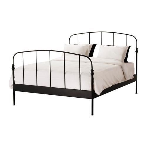 Bek klif stap Vintage Style Black Iron Bed Lillesand Queen Bed Frame for Sale in  Brooklyn, NY - OfferUp