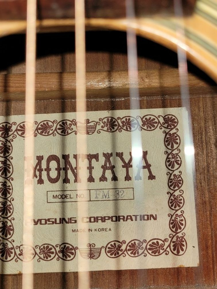 Montaya Guitar. Made After 1970's Gibson Guitar