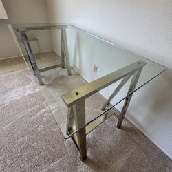 Modern Glass Desk Desktop (Multipurpose)