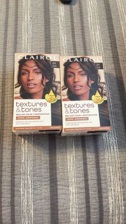 Clairol Textures & Tones Hair Dye Ammonia-Free Permanent Hair Color Creme, 2N Mocha Brown, 1 Application