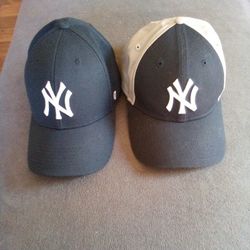 2 Yankees Baseball Hat Brand New