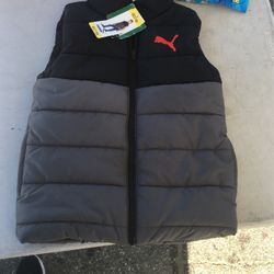 Puma  Toddler Vest New  Size 7/8 