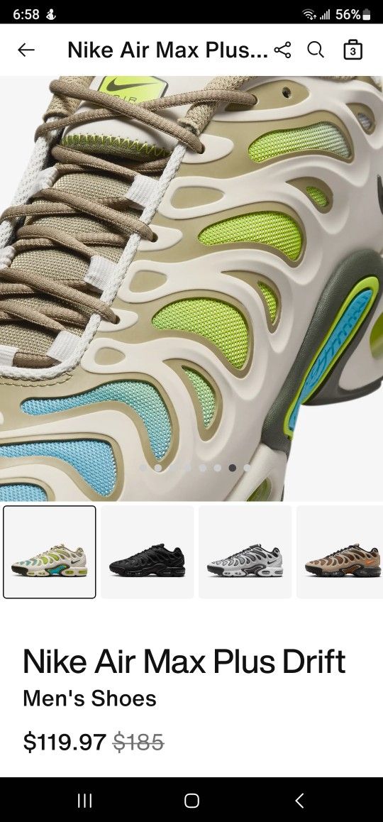 Brand New Nike Air Max Plus Drift Size 11.5 $95 Pickup In Oakdale