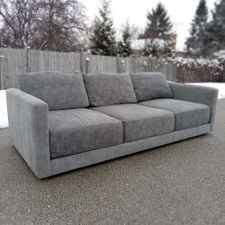 Crate & Barrel Gather Deep Chenille Sofa