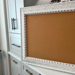 Hobby Lobby Bulletin Board, White Farmhouse, 28” x 35”