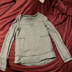 Gray Lululemon Pull Over Sweatshirt 