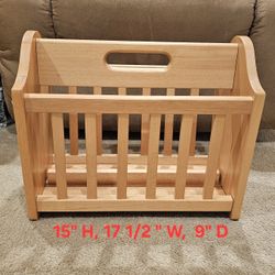 Magazine Rack Wood