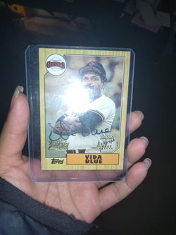 Vida Blue Baseball Card