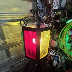 Vintage Wrought Iron Light