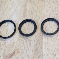 Camera filter step up rings set
