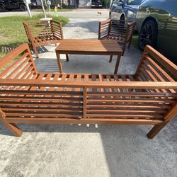 Safavieh 4 Piece Outdoor Patio Set 